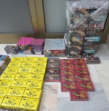 Peste 3.400 de articole pirotehnice confiscate de jandarmi, astăzi, în municipiul Focșani