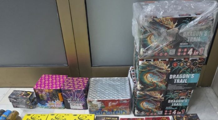 Peste 3.400 de articole pirotehnice confiscate de jandarmi, astăzi, în municipiul Focșani