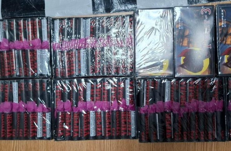 Captură de petarde, în Focșani, în Ajunul Crăciunului