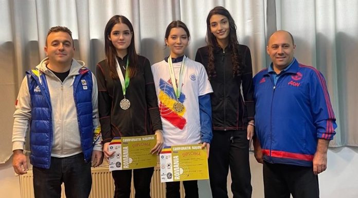 Două medalii de aur și două de argint, cucerite de sportivii focșăneni la Campionatul Național de tir sportiv