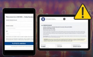 Avertizare: noi tentative de fraudă prin impersonarea Poliției Române și a Directoratului Național de Securitate Cibernetică