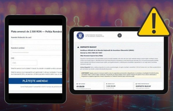 Avertizare: noi tentative de fraudă prin impersonarea Poliției Române și a Directoratului Național de Securitate Cibernetică