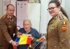 FOTO Veteran de război din Adjud, sărbătorit la împlinirea vârstei de 100 de ani