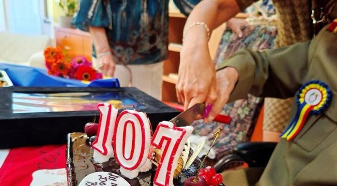 Veteran de 107 ani, decorat de Ziua Națională