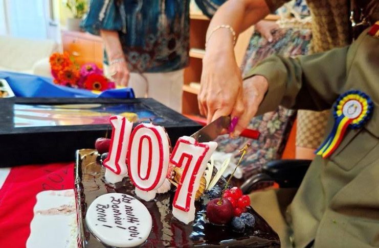 Veteran de 107 ani, decorat de Ziua Națională