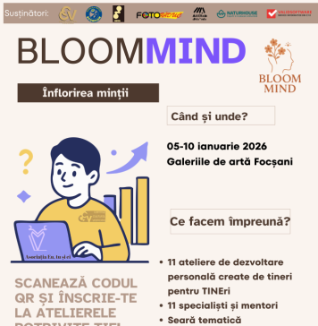 BloomMind 2026 deschide porțile învățării nonformale pentru tinerii din Generația Z