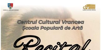Recital al elevilor Școlii Populare de Artă Focșani, de Ziua Culturii Naționale