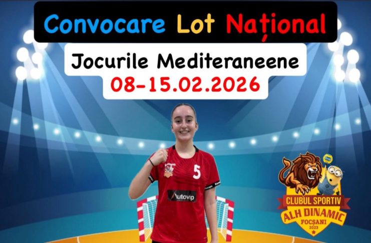 Handbalistă din Focșani, convocată la lotul național de cadete