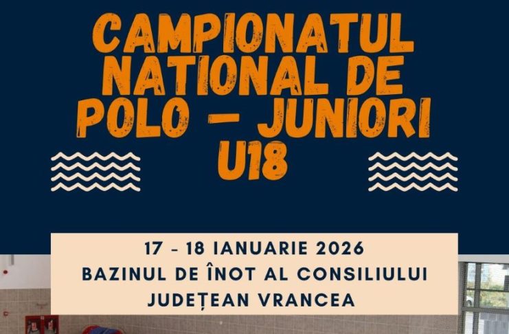 Weekend de polo juniori, la Bazinul de înot didactic din Focșani