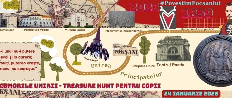 Sâmbătă, 24 ianuarie, tur istoric pentru copii, în Focșani