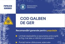 Ministerul Sănătății: evitați expunerea la frig și consumați alimente bogate în proteine, fructe şi legume