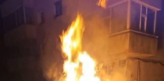 Pubele incendiate în noaptea de Revelion, în municipiul Focșani