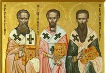 Zi de sărbătoare: Sfinții Trei Ierarhi – Vasile cel Mare, Grigorie Teologul și Ioan Gură de Aur