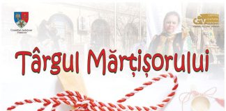 Pregătiri pentru Târgul Mărțișorului, organizat de Centrul Cultural Vrancea