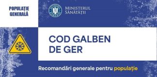 Ministerul Sănătății: recomandări pentru perioada de vreme geroasă
