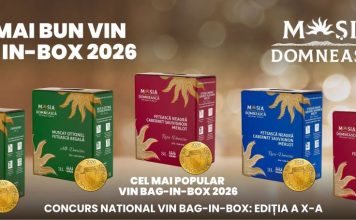 Un vin produs în Vrancea, trofeu de aur la Concursul Național Vin Bag-in-Box 2026