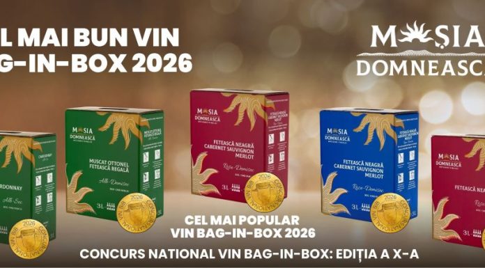 Un vin produs în Vrancea, trofeu de aur la Concursul Național Vin Bag-in-Box 2026