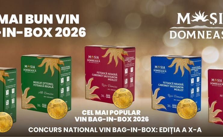 Un vin produs în Vrancea, trofeu de aur la Concursul Național Vin Bag-in-Box 2026