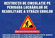 Restricții de circulație în centrul Focșaniului