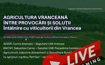 Dezbatere cu viticultorii vrânceni, astăzi, la Panciu