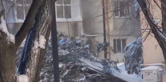 Copac căzut pe o mașină, în Focșani / Se circulă cu dificultate pe multe drumuri