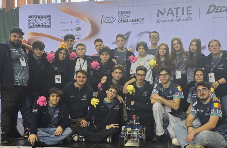 Echipa de robotică CyberLIS76 a Liceul Teoretic ”Ioan Slavici” din Panciu câștigă Regionala Est din cadrul competiției FIRST Tech Challenge România