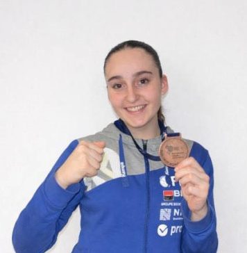 Elena Negriuc (ALH Dinamic Focșani), medalie de bronz cu naționala de handbal cadete la Jocurile Mediteraneene