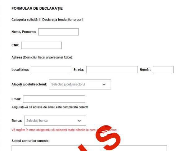 Atenționare: Tentativă de fraudă prin folosirea unui link ce imită interfața Formularului Unic de Contact al ANAF