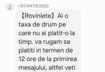 Tentativă de fraudă electronică: mesaje trimise în numele ”Rovinietei”