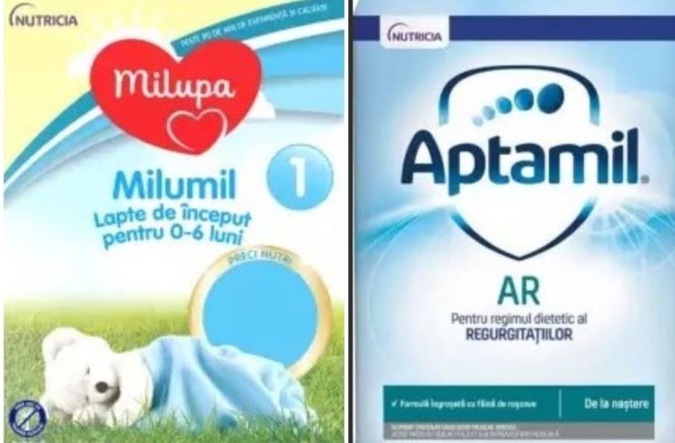 Noi loturi de lapte praf pentru copii, retrase de pe rafturile magazinelor