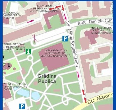 Atenție, șoferi: Modificări la circulația rutieră pe două străzi din centrul Focșaniului!