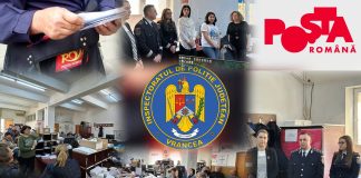 Polițiștii, ședință cu poștașii pentru creșterea nivelului de securitate al personalului, al valorilor și al operațiunilor poștale