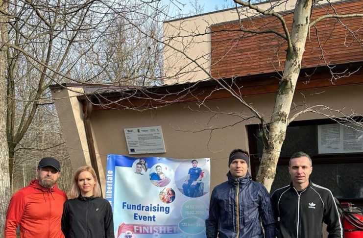 Polițiștii vrânceni, la ultramaratonul umanitar din Crângul Petrești