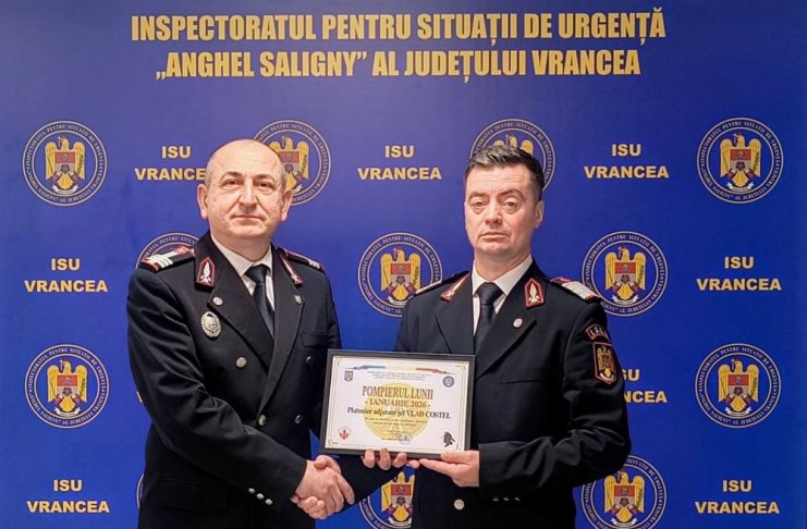 Plutonier adjutant șef Vlad Costel – Pompierul lunii ianuarie 2026