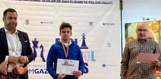 Podium național pentru șahul vrâncean: Andrei Mălureanu, locul III la „Elisabeta Polihroniade”