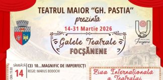 Spectacole în premieră și artiști de excepție la Galele Teatrale Focșănene 2026