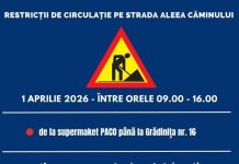 Restricții de circulație pe strada Aleea Căminului din Focșani