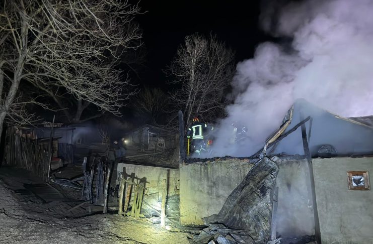 Incendiu la o gospodărie din Vizantea Răzășească