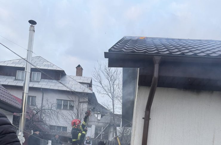 Mobilizare de forțe pentru stingerea incendiului de la Tulnici