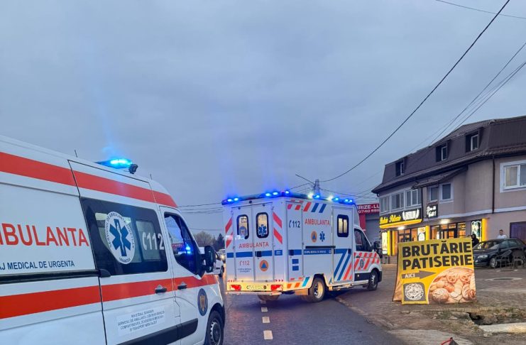 Doi tineri răniți în accidentul de la Golești