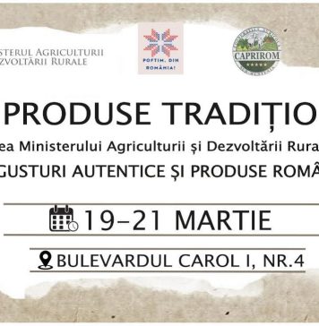 Producător din Vrancea, la Târgul de produse tradiționale care se desfășoară în curtea Ministerului Agriculturii