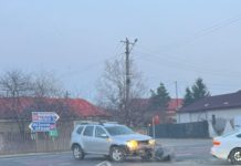 Accident pe E85, la Urechești