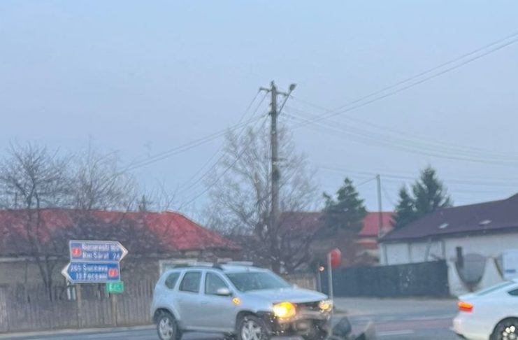 Accident pe E85, la Urechești