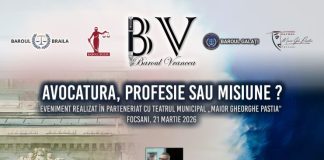 Focșaniul va găzdui un eveniment important pentru avocați: Conferința „Avocatura – profesie sau misiune?”