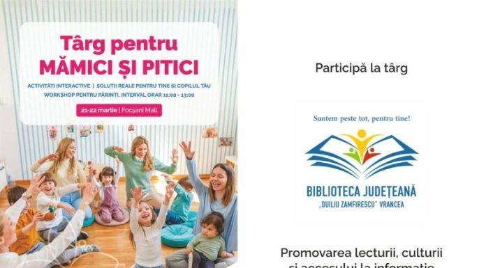 Târg pentru Mămici și Pitici, la Focșani Mall