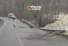 Trafic restricționat pe DJ 205D, din cauza unei alunecări de teren