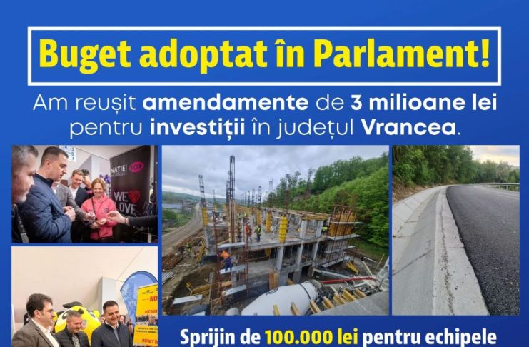 Dragoș Ciobotaru, deputat: Bugetul pe 2026, adoptat / Amendament de 100.000 lei pentru echipele calificate la CM de robotică
