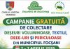 Campanie de colectare gratuită a deșeurilor voluminoase, textile, DEEE-uri și periculoase în municipiul Focșani