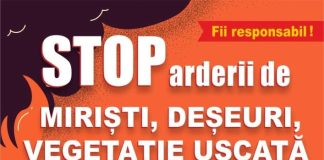 Se înmulțesc incendiile de vegetație în județ / Apelul pompierilor militari
