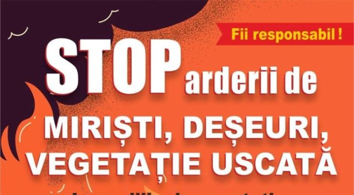 Se înmulțesc incendiile de vegetație în județ / Apelul pompierilor militari